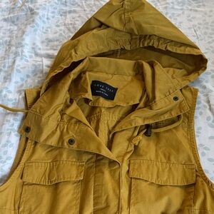 Love Tree Mustard Hooded Vest